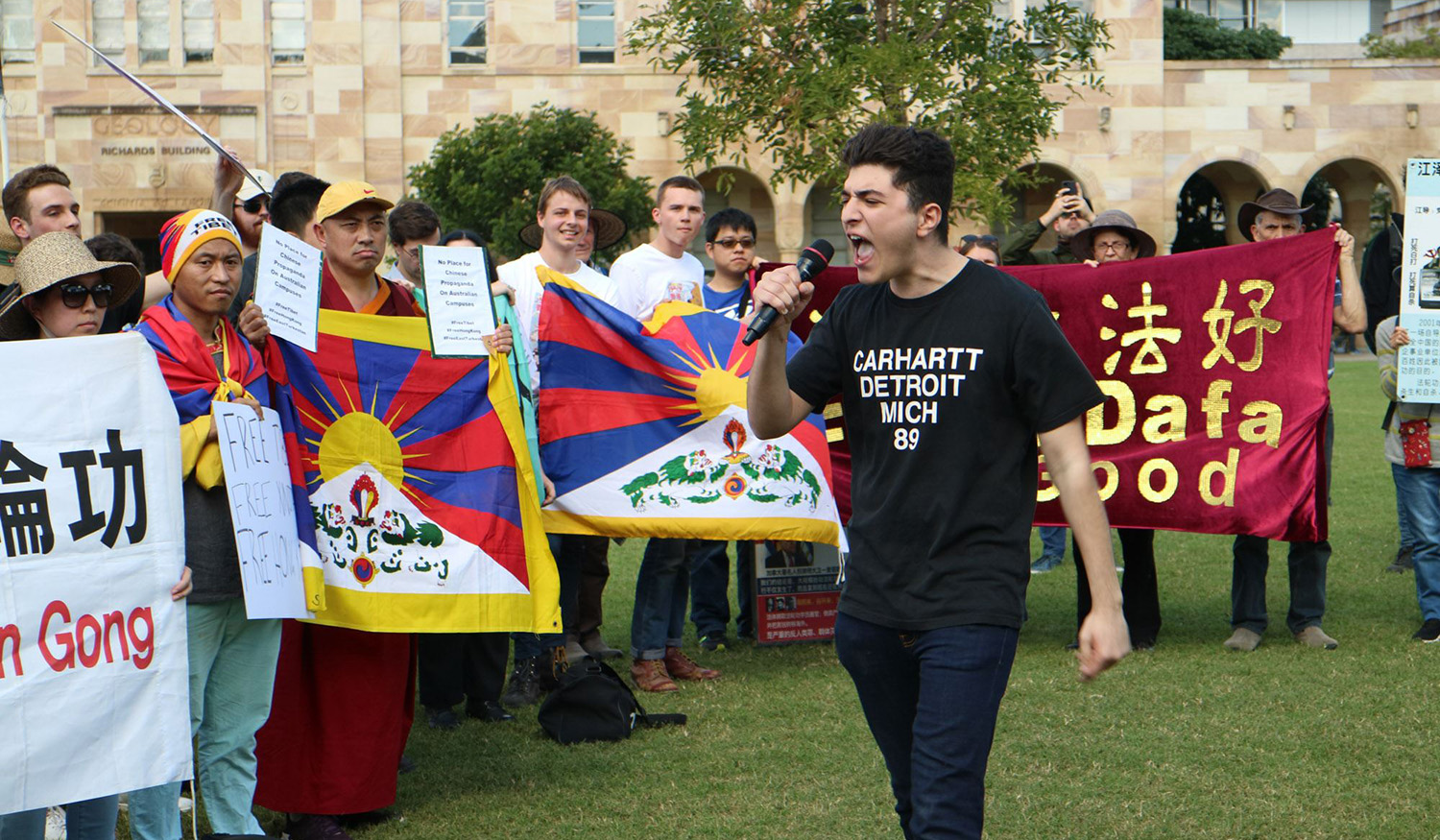UQ Student protestor
