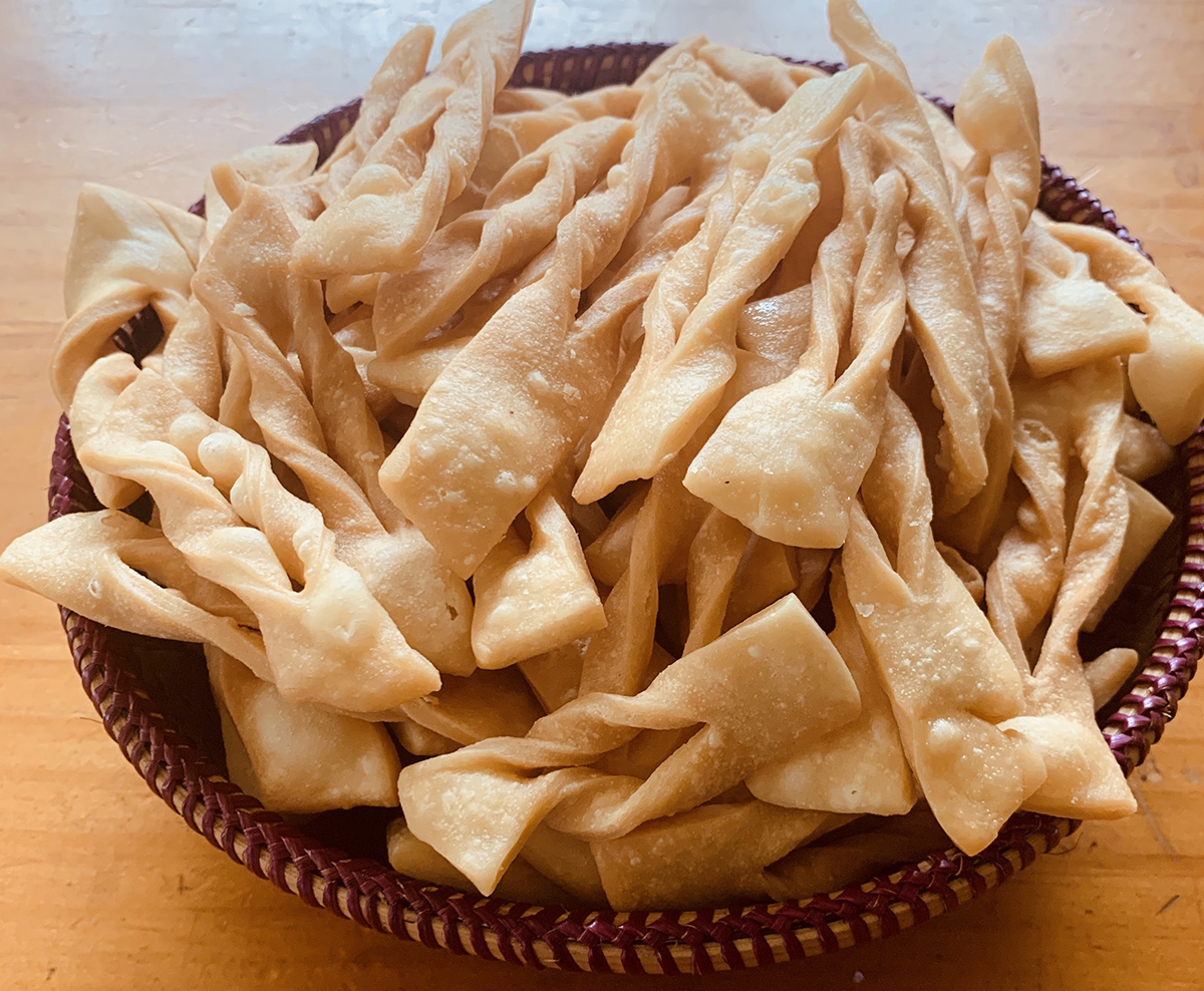 Khapsey (Tibetan cookie)