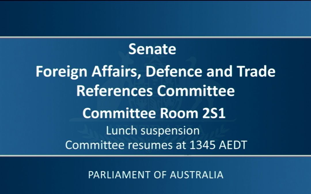 Australia Tibet Council give evidence at Senate Hearing into Australia’s sanctions regime
